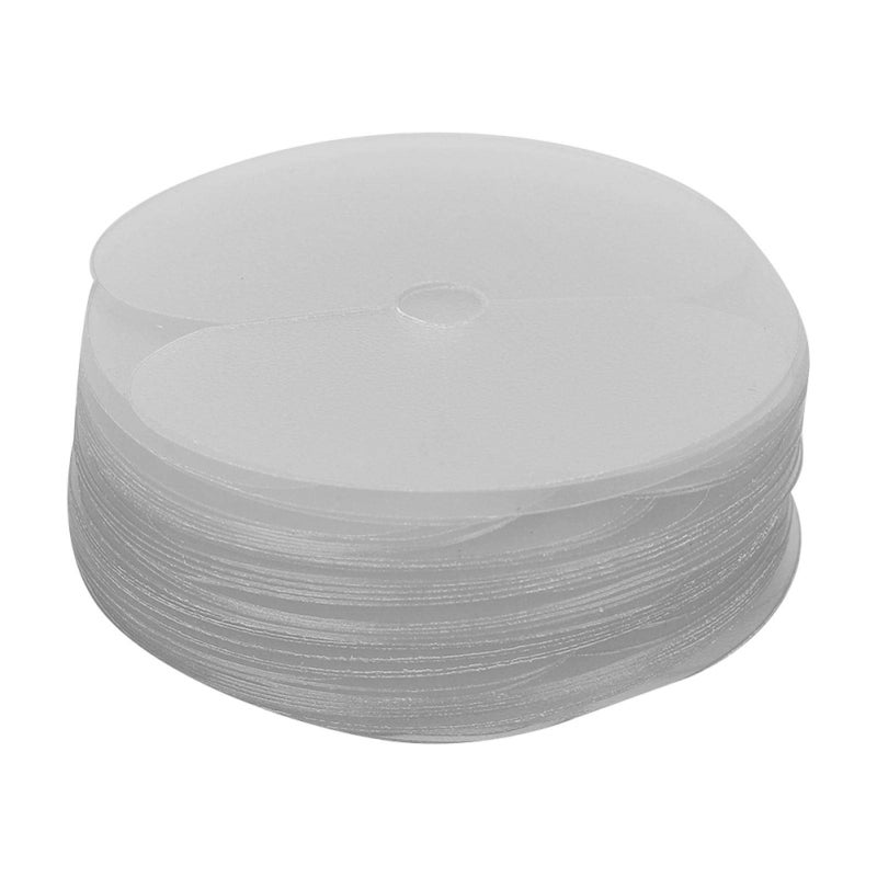 Rotekt1740 50pcs Single Hole Round Spacer Template, Heat Shield Guards for Hair Extension Bonding, Guards Hair Extension Tool, for Salon Hair Extension Bonding and Cross Hair Seamle - Image 1