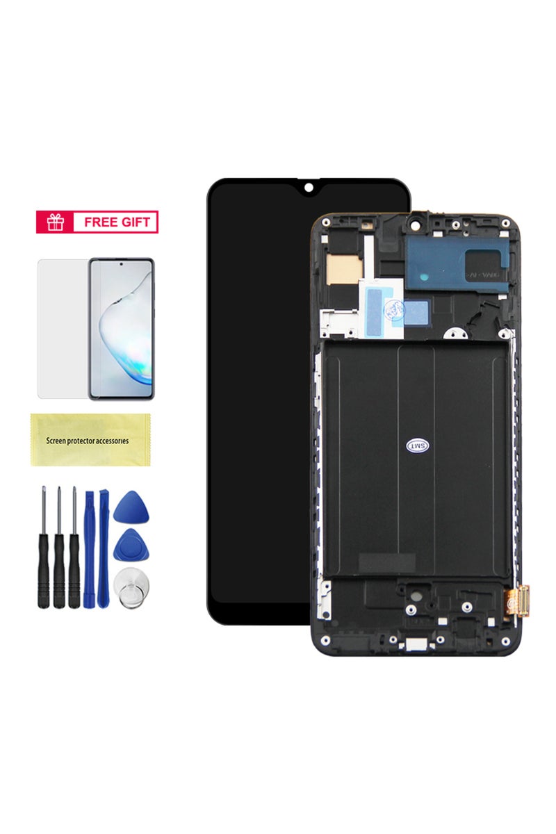 Black With Frame A70 SM-A705F A705FN/DS Display Screen With Frame For Galaxy A70 LCD Display Touch