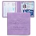 Peisicne Car Registration and Insurance Holder Vehicle Glove Box Car Organizer with Magnetic Closure for Documents Cards License Car Organization 1Pack Purple - Image 2