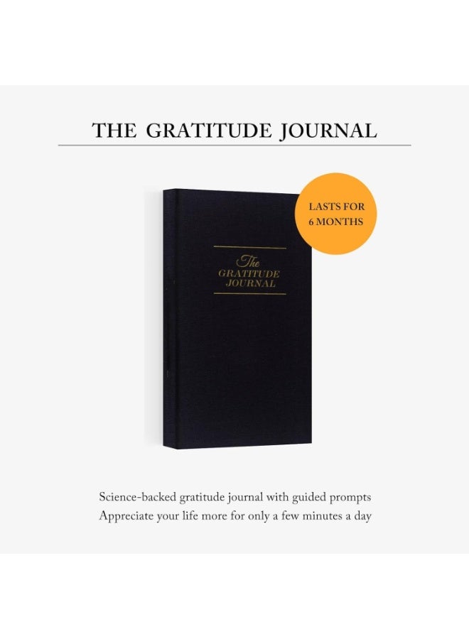 MostNow The Gratitude Journal: خمس دقائق يوميًا لمزيد من السعادة والإيجابية والتأكيد والإنتاجية والوعي الذاتي والعناية بالنفس - دليل يومي بسيط وفعال بدون تواريخ للنساء والرجال (أسود) - Image 5