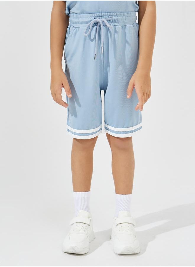 Styli Slogan Print Oversized T-Shirt & Shorts Set  - Image 5