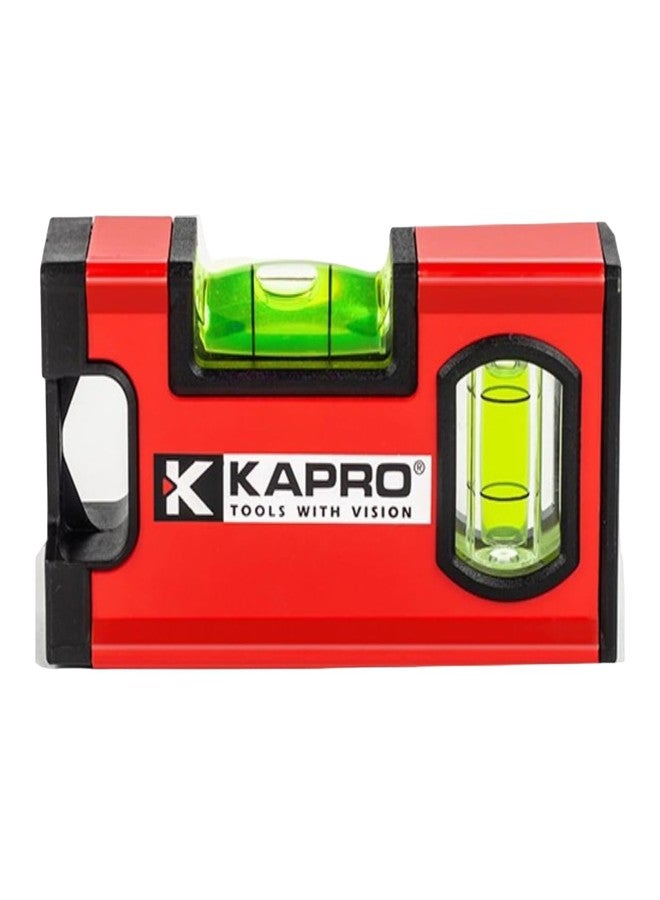 Kapro - 771M TWIN Magnetic Heavy Duty Toolbox Level - For Leveling and Measuring - Features V-Groove and Magnet Base - VPA Certified - 4 Inch - Image 1
