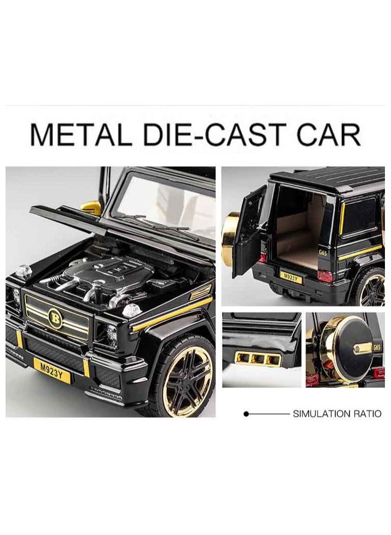 Generic - BRABUS G65 Mercedes Benz Car Model Zinc Alloy Pull Back Vehicles Toy Car For Kids Boys Grils Gift - Image 1