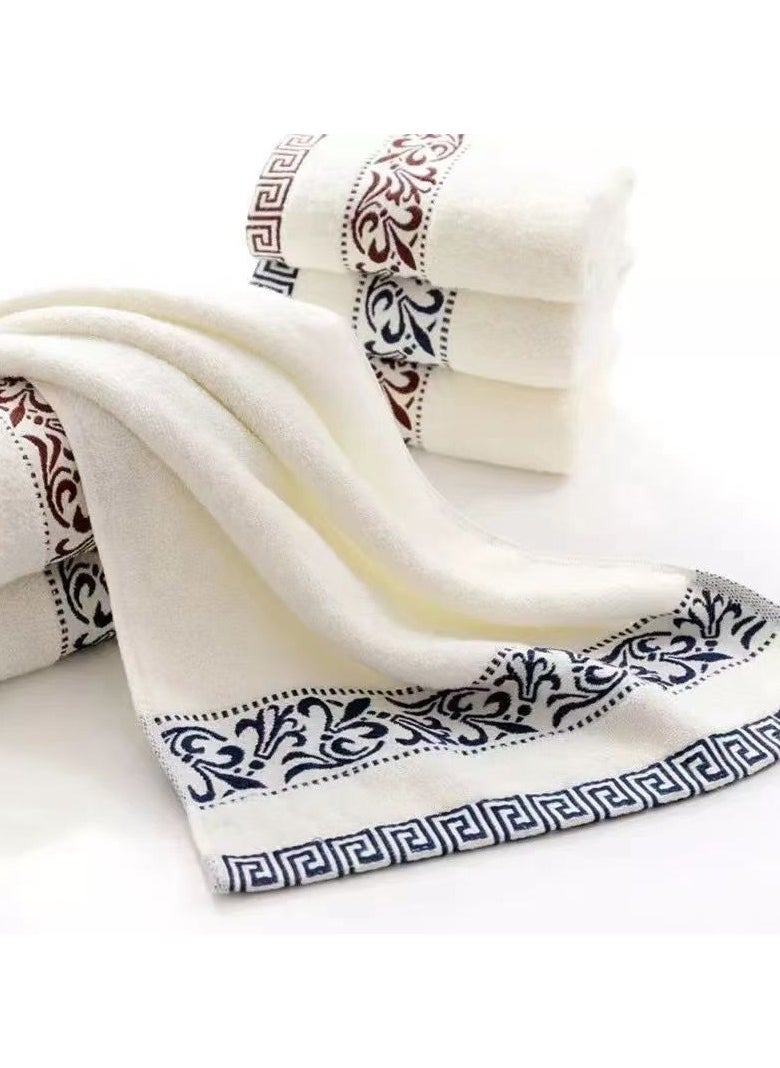 General 4-pack men's and women's face wash and shower towels, soft, absorbent, lint-free, easy to wring out pure cotton towels  - Image 3