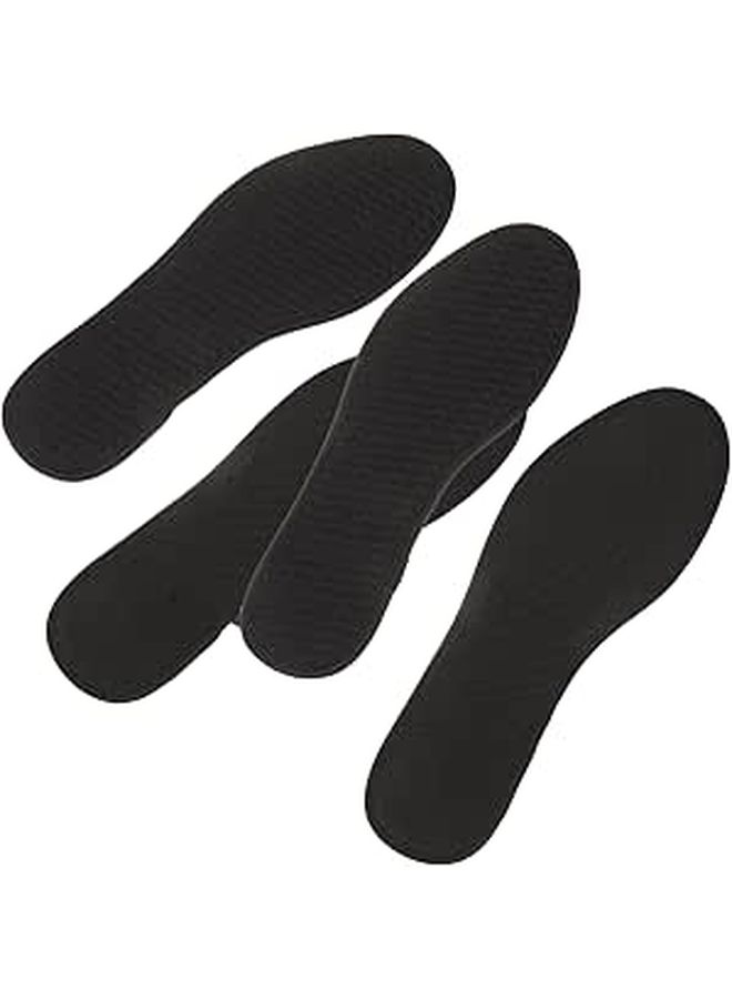 Bamboo Charcoal Odorproof Insoles Non Slip Men Arch Support Shoe Pads 2 Pairs