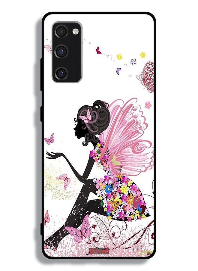Tolwak غطاء حماية لهاتف سامسونج جالاكسي S20 FE 4G بتصميم فتاة الفراشة - Image 2