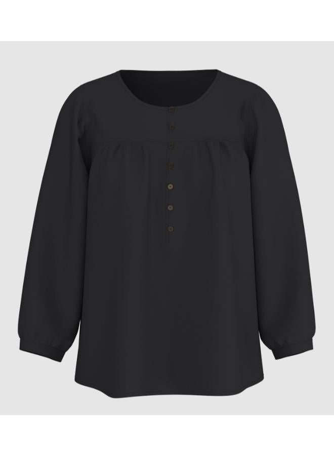 Levi's بلوزة هالسي بأكمام 3/4 - رمادا - Image 3