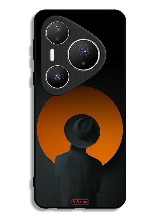 Tolwak Huawei Pura 80 Pro Plus Protective Case Cover Hat Boy Art - Image 1