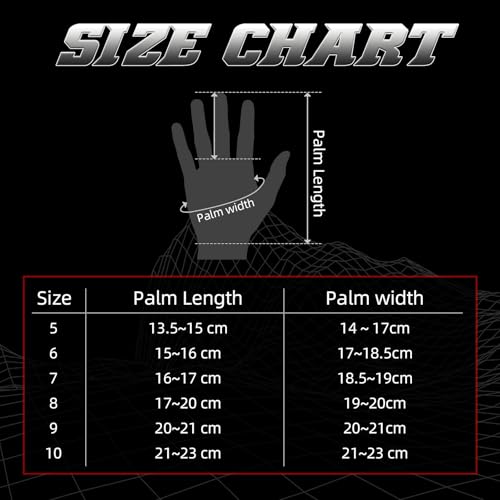 Sportout Youth&Adult Goalie Goalkeeper Gloves,Strong Grip for The Toughest Saves, with Finger Spines to Give Splendid Protection to Prevent Injuries,3 Colors (Blue, 7) - Image 5