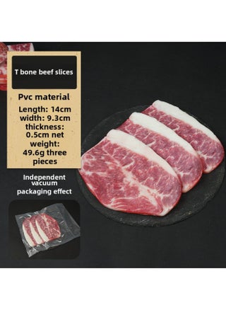 Simulation Sirloin Steak Fake Beef Model And Beef Snowflake Tomahawk Cowboy Bone Roast Piece Luncheon Meat Props Ornaments-Color:T-bone Beef Slices Three Pieces A Bag - pzsku/Z71B5AD7DBD46E644FF34Z/45/1745819328/f00df6a7-476f-4f7d-ba16-2b54b838b912