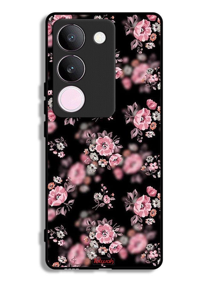 Tolwak vivo V29 Protective Case Cover Portrait Flowers Pattern - Image 1