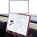 TSTESE Screen Edge Protector Trim Frame Compatible with Tesla Model 3 Highland Model Y Juniper 2025 2024 2023 2022 2021 2020 Interior Center Console Cover Decor Strip Decorations Trim Accessories Red - Image 2