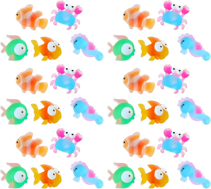 30pcs Ocean Animal Thumbtacks for Cork Board, Cute Decorative Push Pins for Photo Display and Bulletin Wall, Resin Cartoon Drawing Pins for Office and Home Use - Image 1