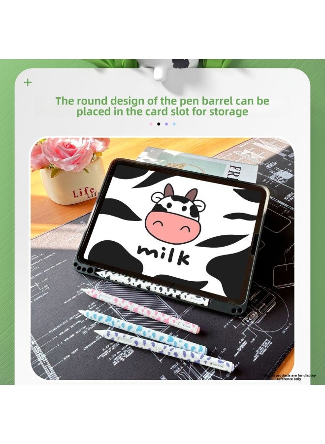 For Apple Pencil2/pencil Pro Stylus Silicone Protective Case Dairy Stylus Sectional Pen Case-Color:Sakura Powder  - Image 4