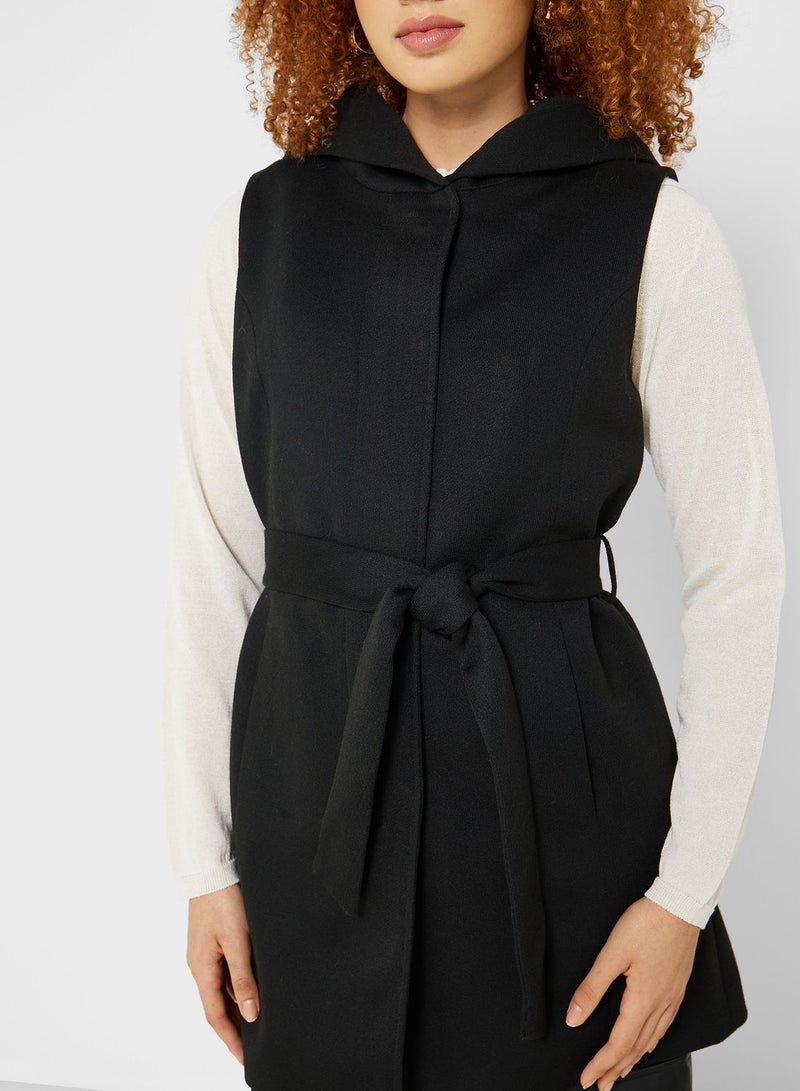 Belted Detail Waistcoat
