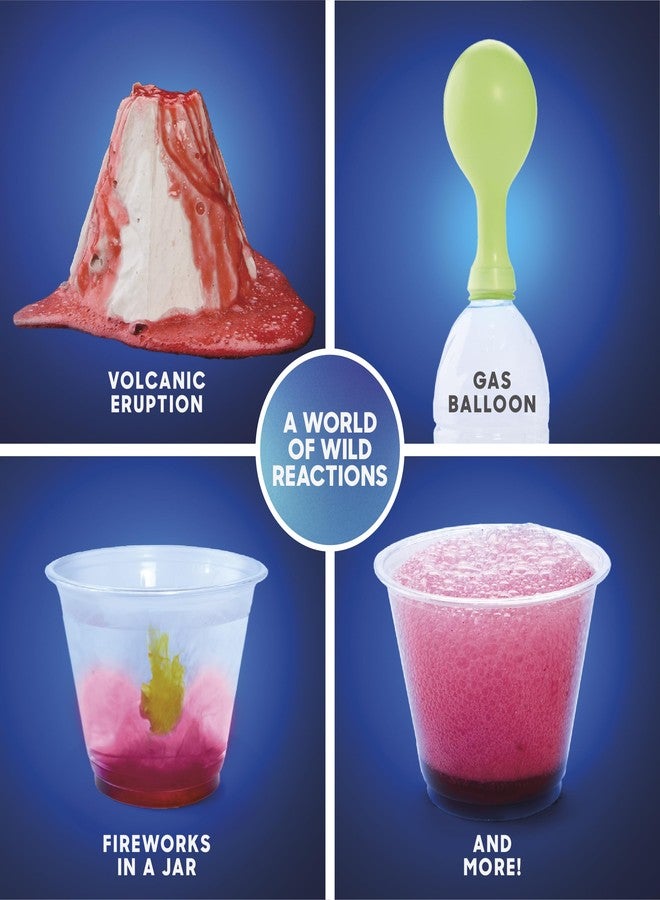 Discovery Kids Discovery™ Super Reactions Science Kit - 66 Experiments STEM Lab for Kids| Includes Chemistry Tools, Volcano Mold, Slime, Reactions & Explosions|Educational Learning Toy|DIY Activity Set Gift| Ages 8+ - Image 5