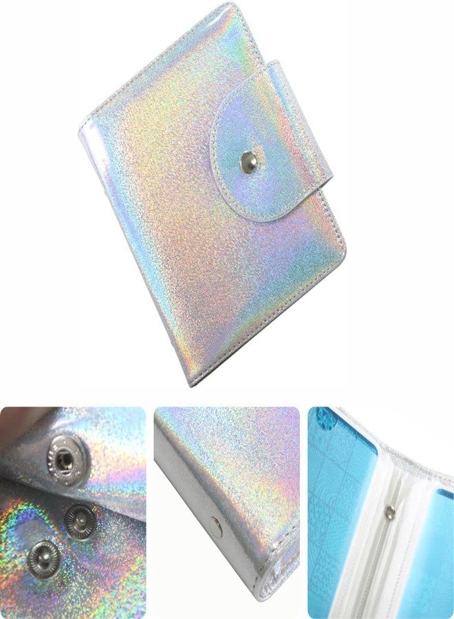 Yigo 20 Slots Image Stamper Plate Collection Laser Color Nail Art Stamp Plate Stamping Plates Cases Stamp Nail Template Organzier for 9.5X14.5CM Size Nail Art Plates (C-Silver) - Image 3