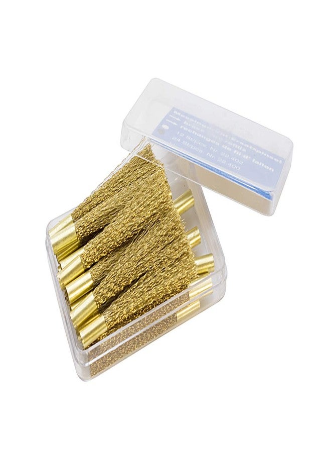 Box of 24 Brass Brush Refills Jewelry Making Scratch Brush Metal Finishing Polishing Tool