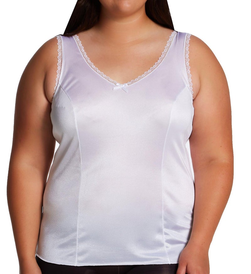 Shadowline Women's Princess Wide Strap Camisole 2410 46 White - Image 5