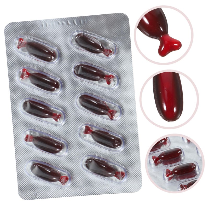 Realistic Fake Blood Capsules For Halloween Prank Stage Makeup Cosplay Accessories - Image 4