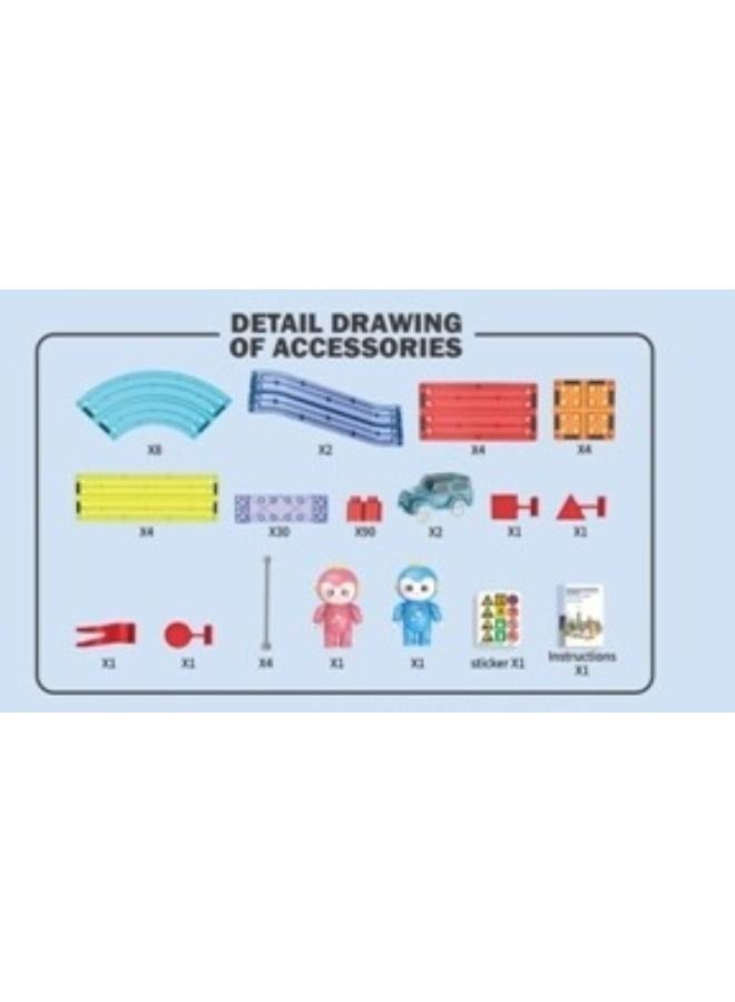 154PCS - Rail Car Magnetic Blocks  - Image 2