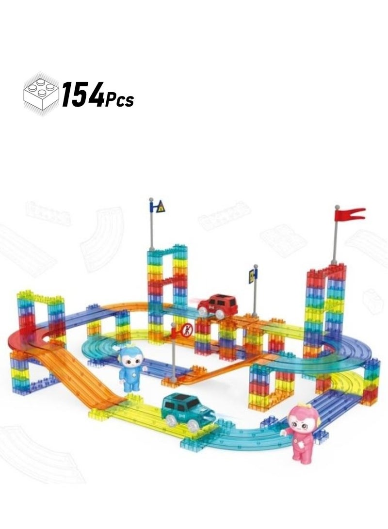 154PCS - Rail Car Magnetic Blocks  - Image 1