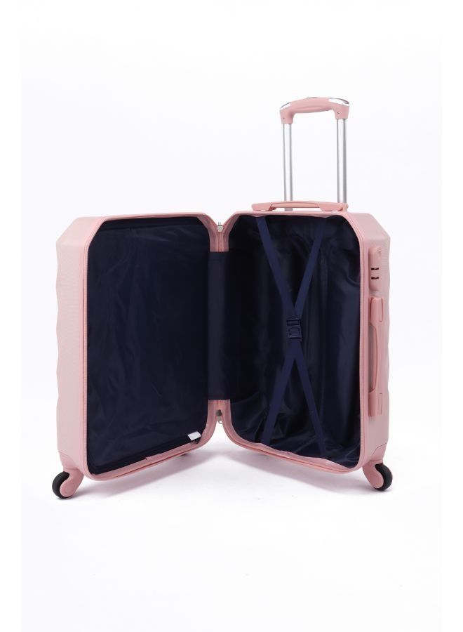 LIMRA Cabin Carry Check-In Luggage Trolley Size 20 inch Pink - Image 3