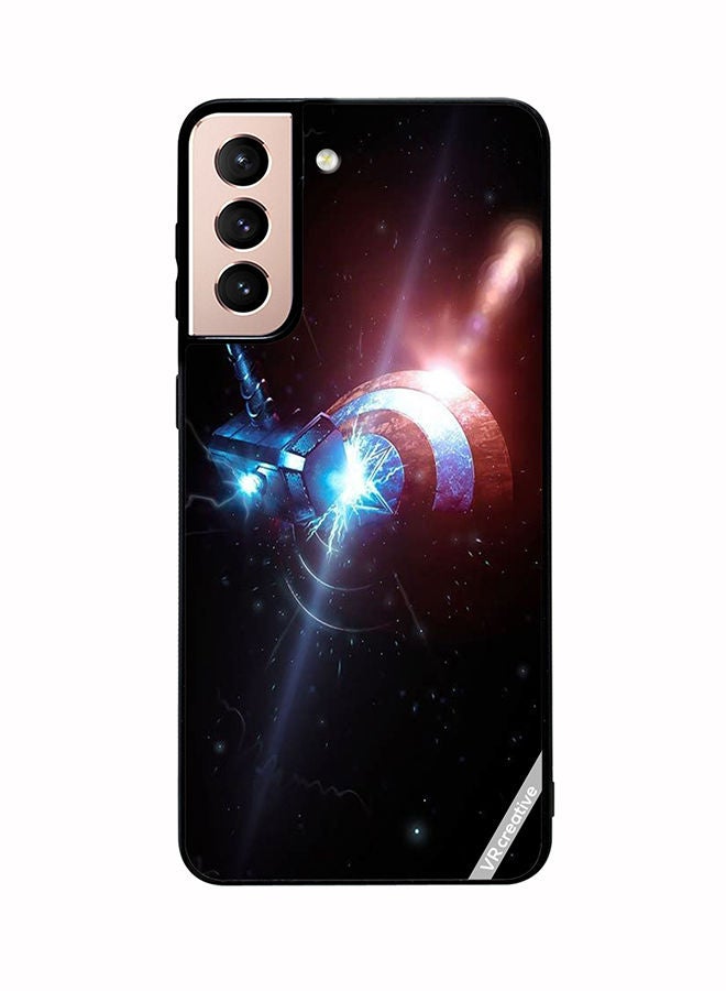 VR CREATIVE Protective Case Cover For Samsung Galaxy S21 5G Marvel Design Multicolour - Image 1