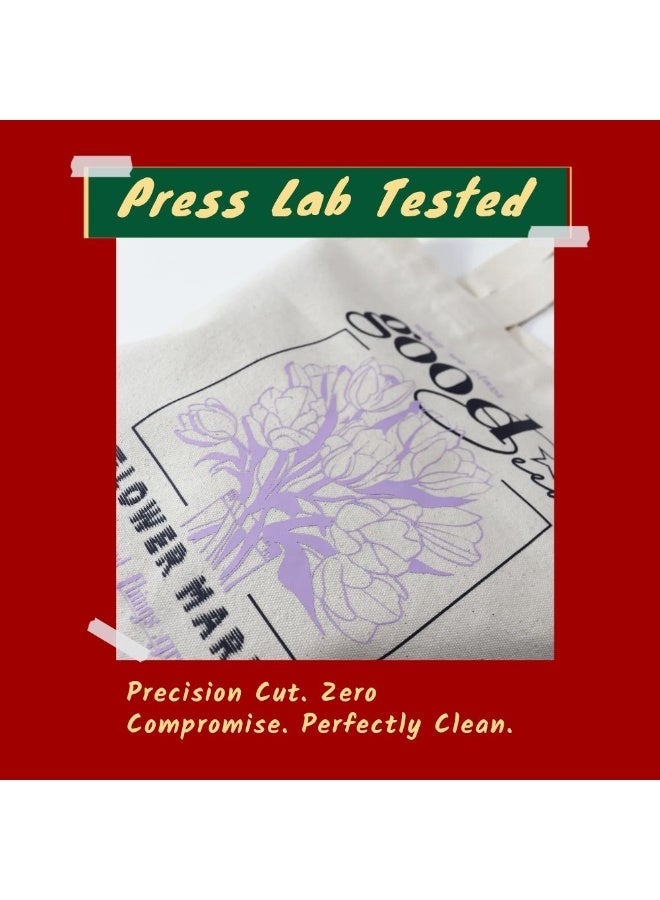 UNITRADE® Soft Cut (PU) Gold Heat Transfer Vinyl Roll - 51cm x 25m / Compatible with Cricut, Silhouette, Professional Cutters / CPSIA Certified / Made in Korea - Image 5