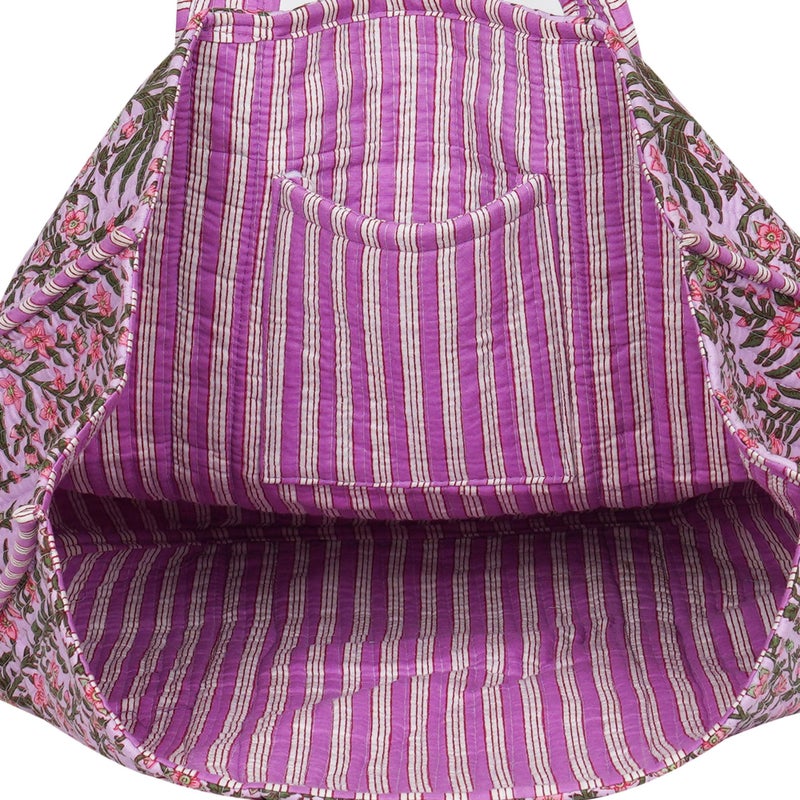 Marubhumi Tote Bags Women Lightweight Travel Bag Purse Cotton Shoulder Tote Bag For Shopping Grocery & Beach Bag (Design-4) - Image 4