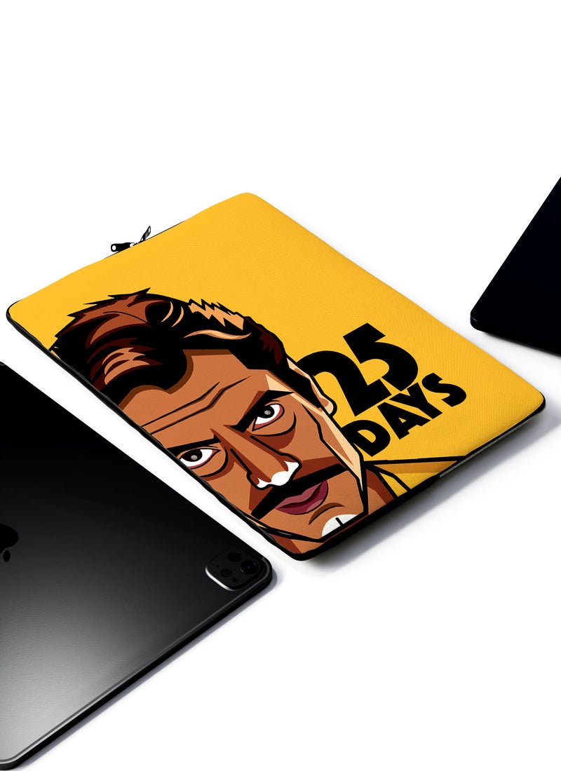 LOUD UNIVERSE Laptop Sleeve 13 inch 25 Days Netflix Sacred Games Quote TV Series Tablet Sleeve - Image 2