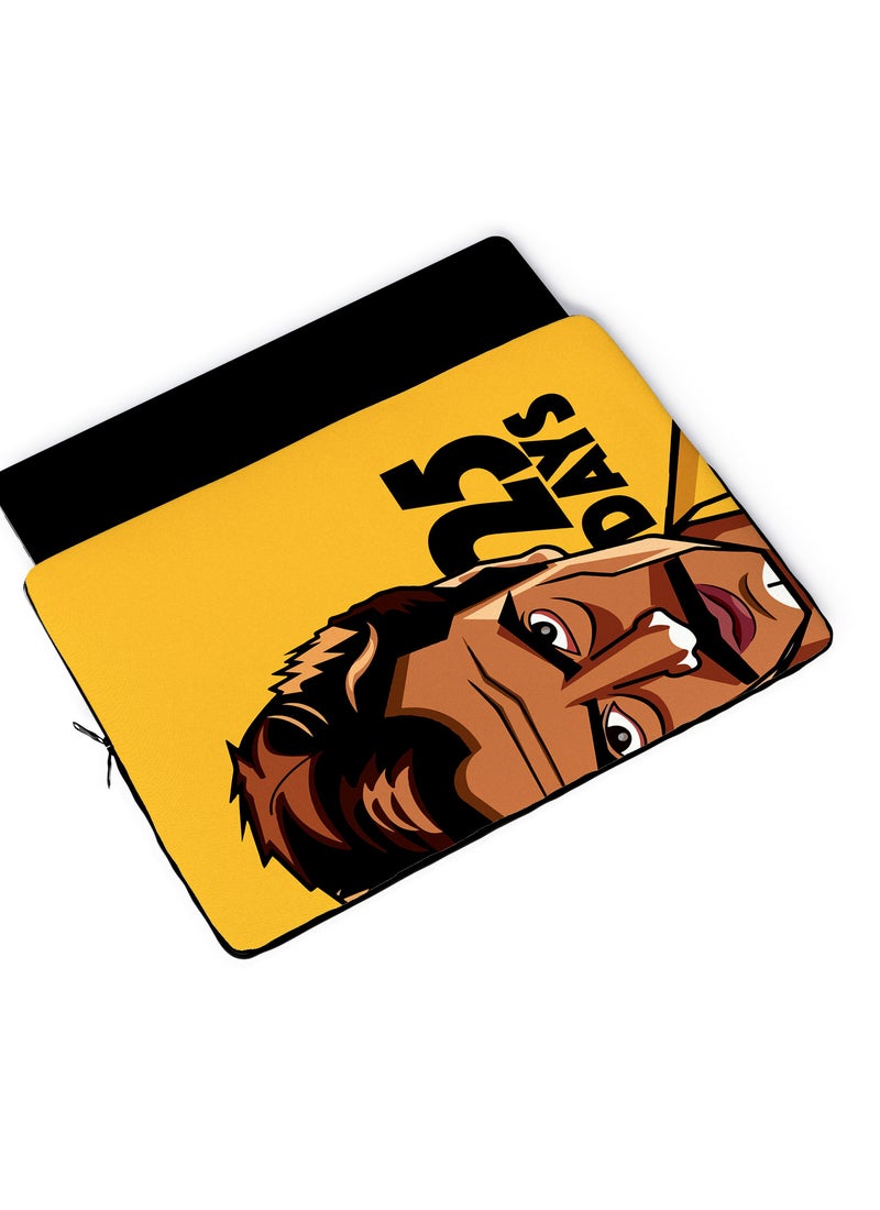 LOUD UNIVERSE Laptop Sleeve 13 inch 25 Days Netflix Sacred Games Quote TV Series Tablet Sleeve - Image 4