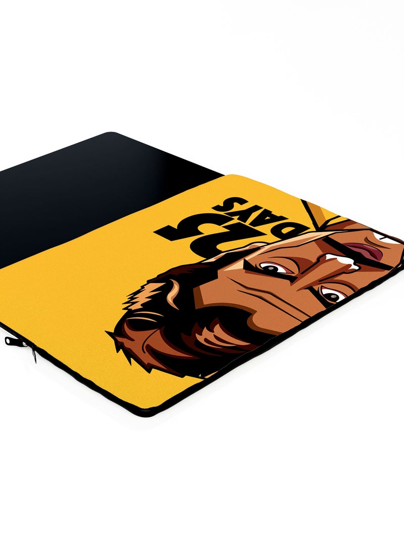 LOUD UNIVERSE Laptop Sleeve 13 inch 25 Days Netflix Sacred Games Quote TV Series Tablet Sleeve - Image 3