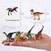 MEROCO Dinosaur Animal Flash Cards for Toddlers with Figurines Animal Matching Game Learning Cards Travel Game Preschool Learning Science Toys for Kids Plastic Materials - Image 4