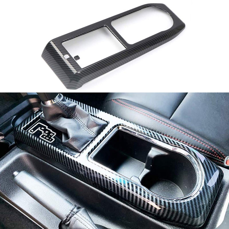 Tocatus Center Console Gear Shift Panel Cover Trim for 20162022 Toyota Tacoma Accessories ABS Carbon Fiber 1PC