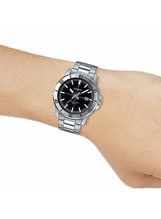 Men Stainless Steel Analog Watch MTP-VD01D-1E2VUDF - 49 mm - Silver - view 2