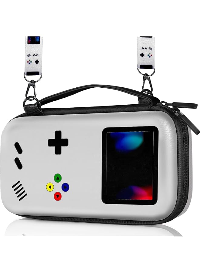 اكسيسن حقيبة حمل لجهاز Nintendo Switch OLED Case، غطاء حماية صلب، حزام، لعبة كلاسيكية، ملحقات لطيفة للبنات والأولاد، حقيبة تخزين لجهاز Switch 2017/Oled 2021 - Image 1
