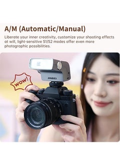 Jinbei JINBEI Hi-5 Retro Camera Flashes GN16 6000K±200K Built-in 2500mAh Lithium-ion Battery with S1/S2 Photo-Sensitive Modes for Sony for Canon for Nikon for Fuji for Olympus Hot Shoe Cameras  - Image 4