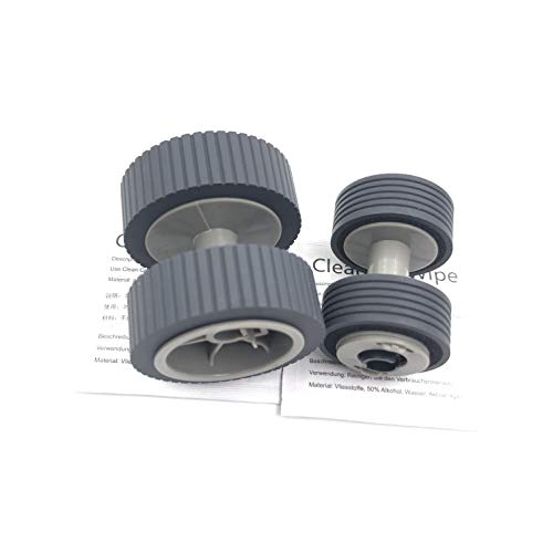 OKLILI PA03540-0001 PA03540-0002 Scanner Brake Roller + Pick Roller Pickup Roller Compatible with Fujitsu fi-6240Z fi-6140Z fi-6230Z fi-6130Z fi-6240 fi-6140 fi-6230 fi-6130 fi-6125 fi-6225 - Image 5