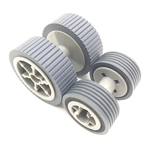 OKLILI PA03540-0001 PA03540-0002 Scanner Brake Roller + Pick Roller Pickup Roller Compatible with Fujitsu fi-6240Z fi-6140Z fi-6230Z fi-6130Z fi-6240 fi-6140 fi-6230 fi-6130 fi-6125 fi-6225 - Image 3