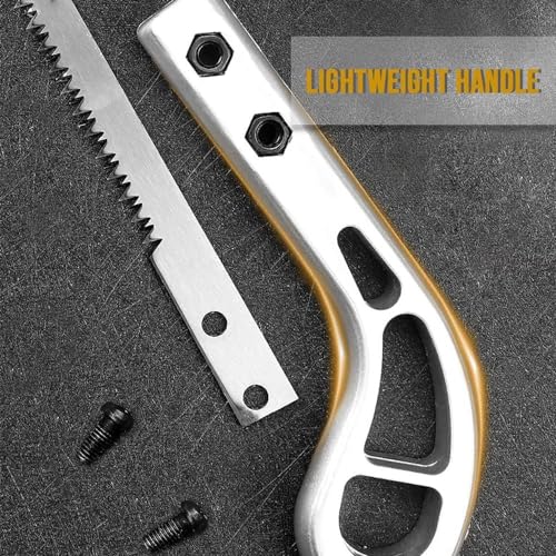 SUNBEET Outdoor Portable Hand Powered Saw, 7 Inch Rugged Blade Hand Saw, Best For Camping, Gardening, Hunting | Cutting Wood, Pvc, Bone, Pruning Saw With Ergonomic Non-Slip Handle Design 2 PCS - Image 5