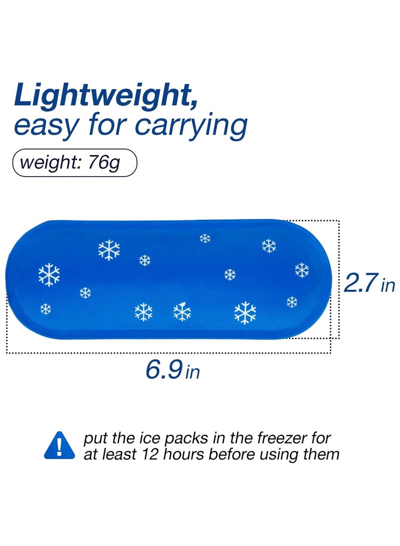 Reusable Ice Packs for Insulin Storage, 4Pcs Cooler Packs for Diabetic Travel Cases, TSA Approved Mini Ice Packs for Medication Bags, Ideal for Insulated Cooler Bags - Image 5