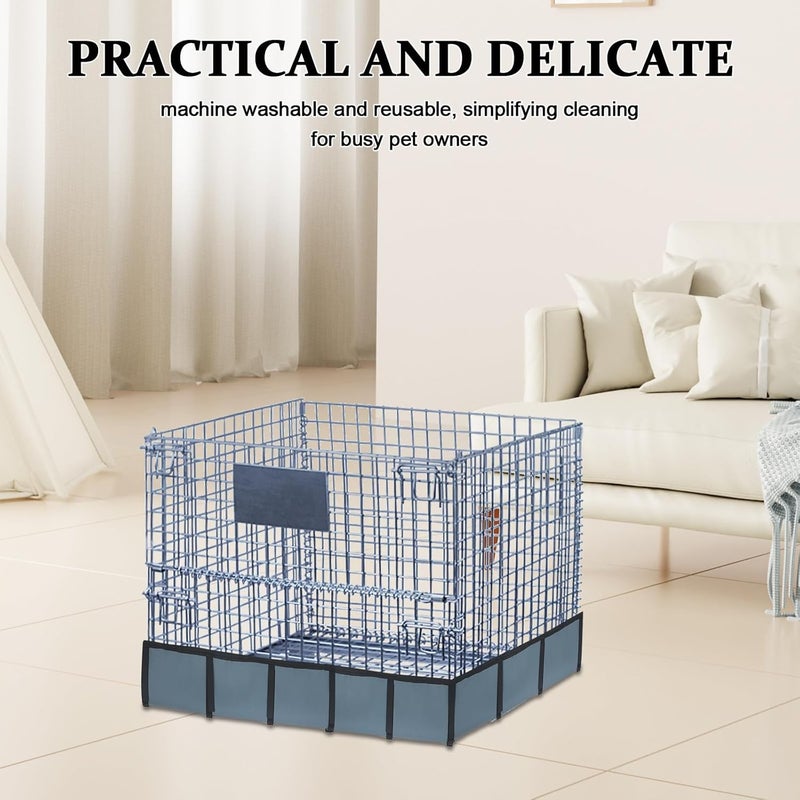 Waterproof Guinea Pig Cage Liner - Washable Tarp Bottom Base - Cage Liners for Small Animals,Hamster Chinchilla Hedgehog Ferret Rabbit (Grey) - Image 5
