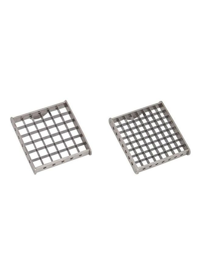 NIBEMINENT Potato Chipper Silver 10.2x13x26.4cm - Image 3