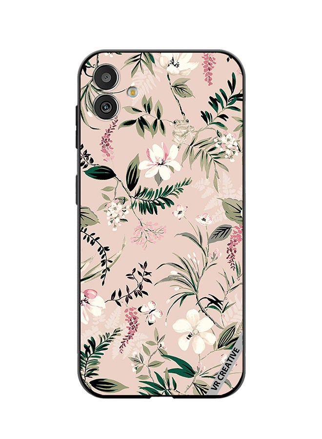 Protective Case Cover For Samsung Galaxy F14 Whitpi Design Multicolour