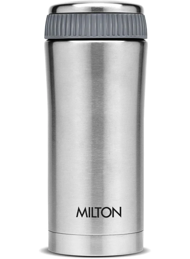 Milton Milton Optima 420 Thermosteel Hot and Cold Flask, 420ml, Steel