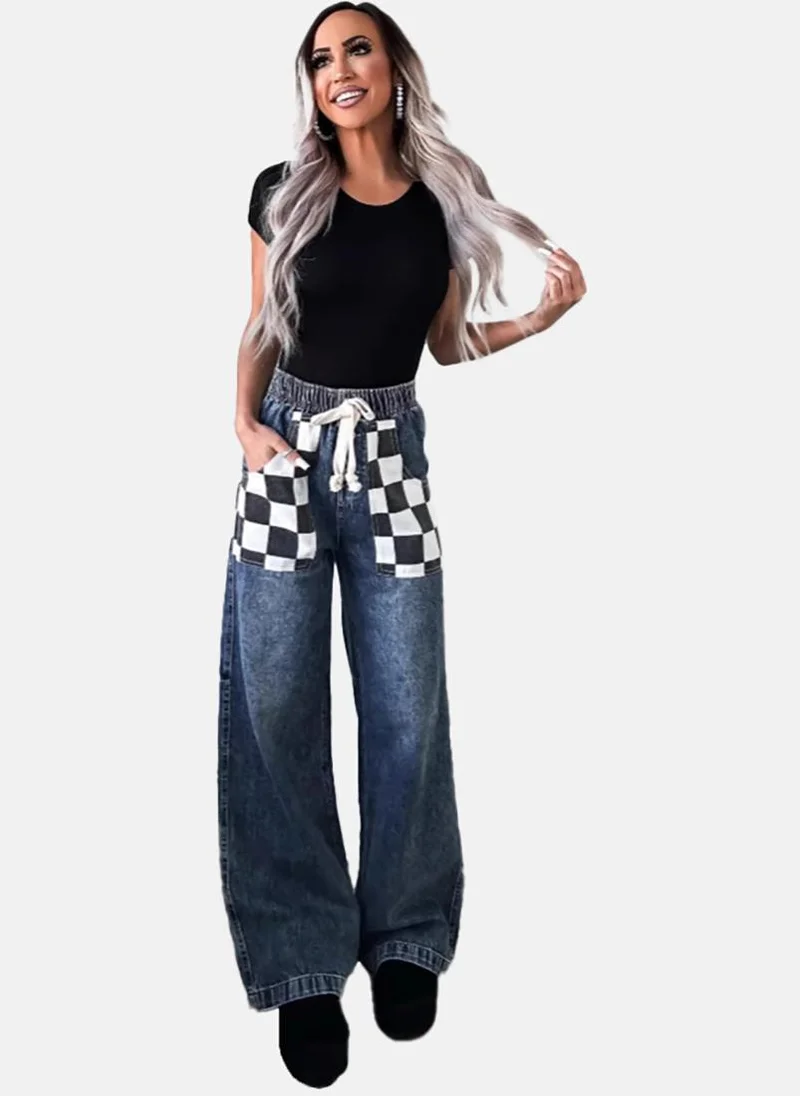 YUNIQEE Blue Straight Fit Clean Look High-Rise Jeans