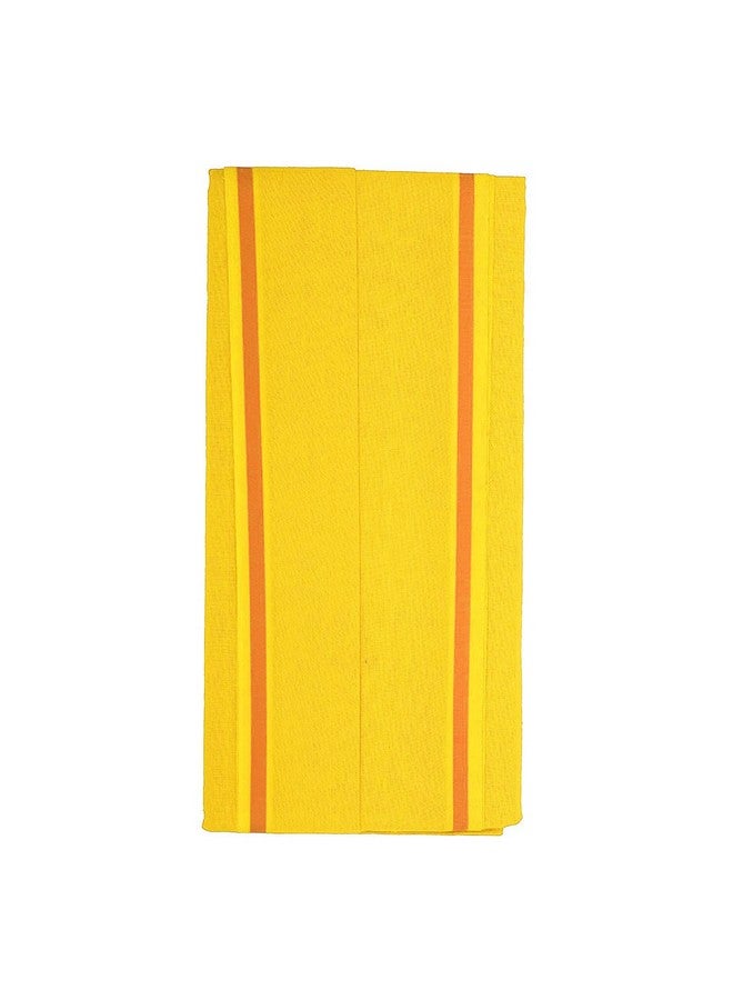 ROLIMOLI 100% Cotton Yellow Gamchha/Angochha Set of 1 (2 Meter) - Image 2