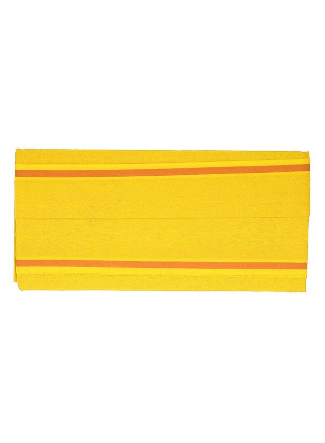 ROLIMOLI 100% Cotton Yellow Gamchha/Angochha Set of 1 (2 Meter) - Image 3