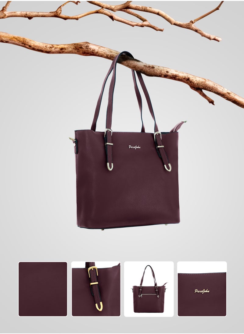 PARAJOHN Stella Solid Fashionable Ladies Top-handle Bags Handbags for women Shoulder Crossbody bag  - Image 5